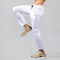 FIREOX Activewear Pro Joggers White, 4 Pocket,2022