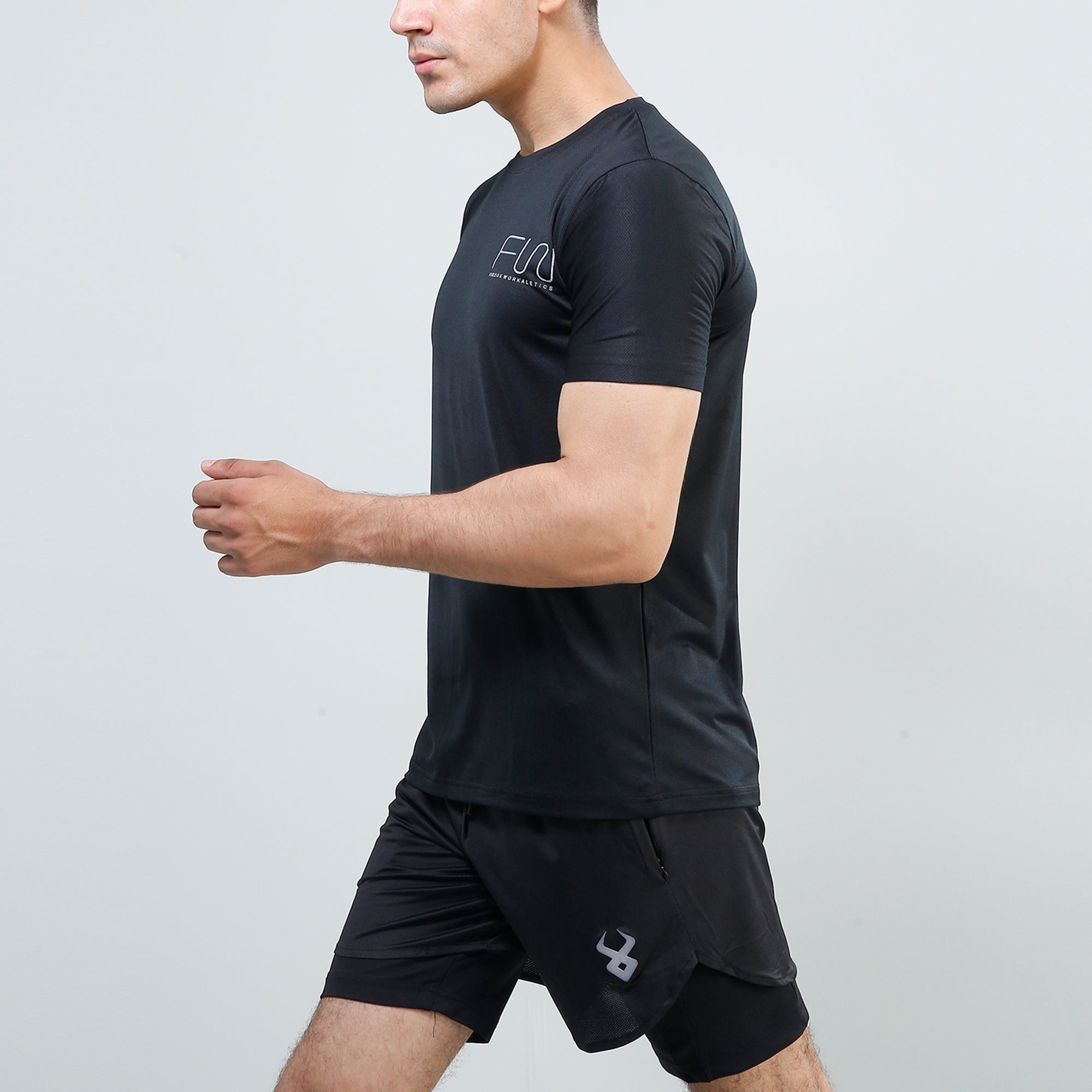 FIREOX Workaletics, T-Shirt, Black