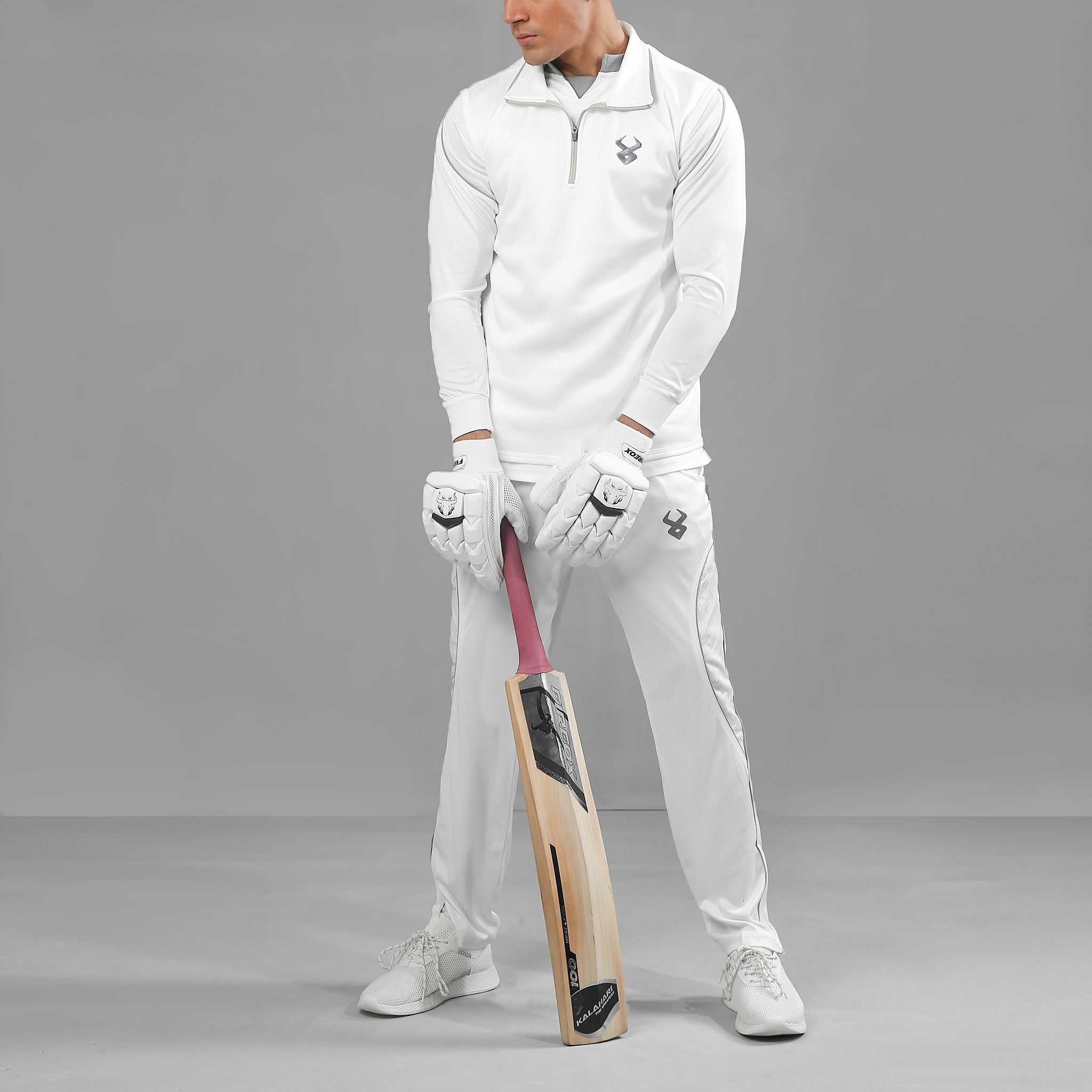 FIREOX Sleeveless Sweater, White Silver