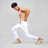 FIREOX Activewear Pro Joggers White, 4 Pocket,2022
