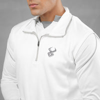 FIREOX Sleeveless Sweater, White Silver