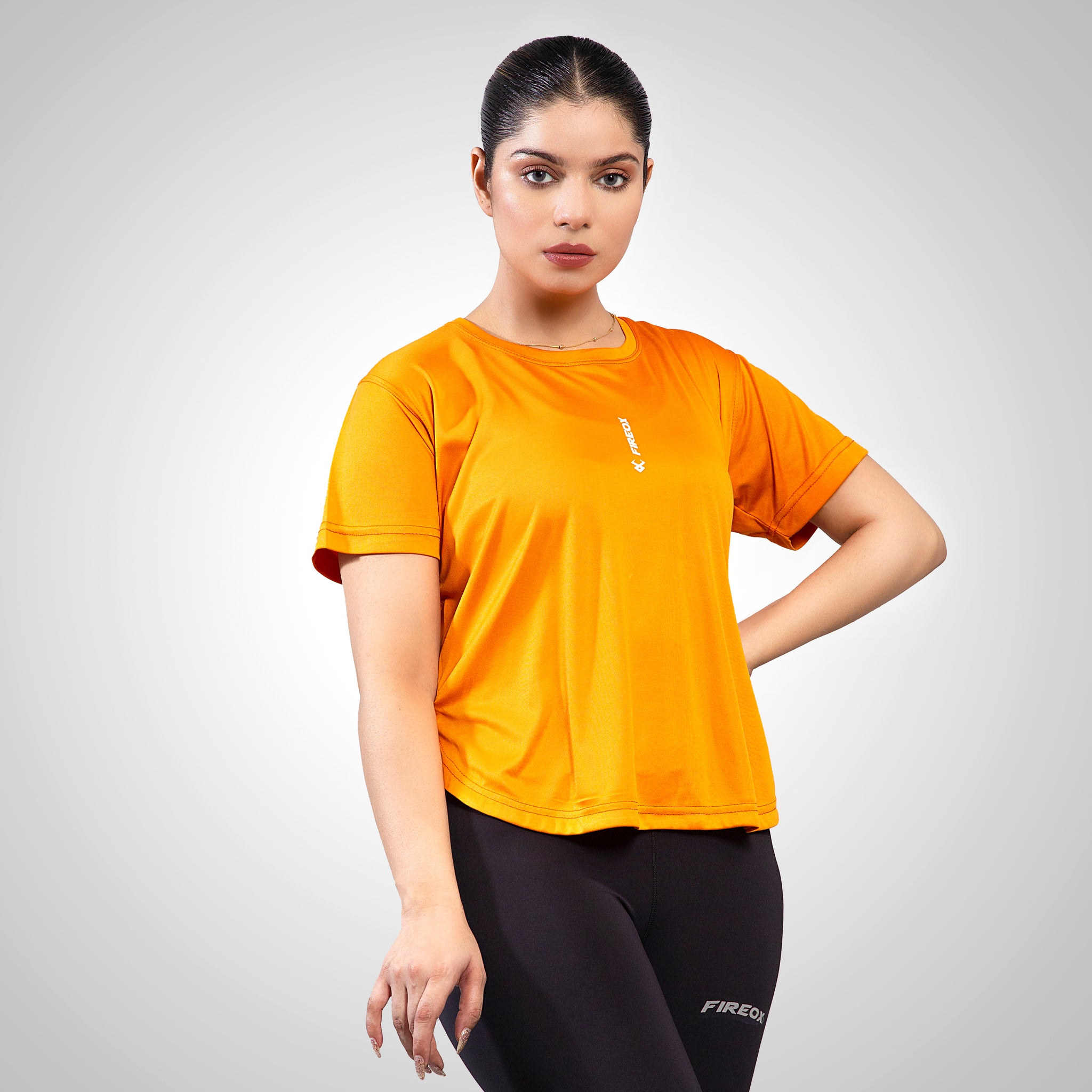 FIREOX Actifit Women T-Shirt, Orange, 2022
