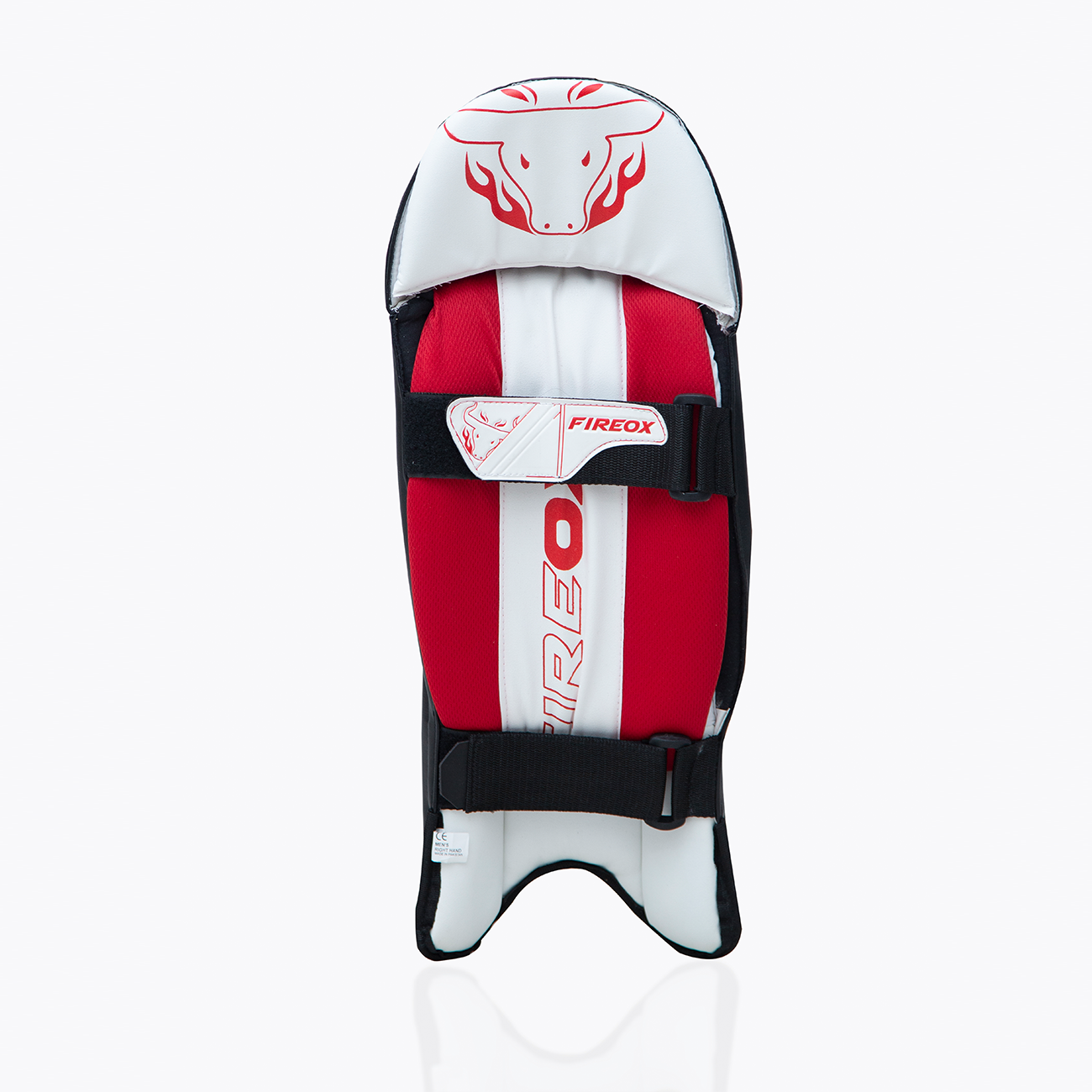 FIREOX Wicket Keeping Pads, Black