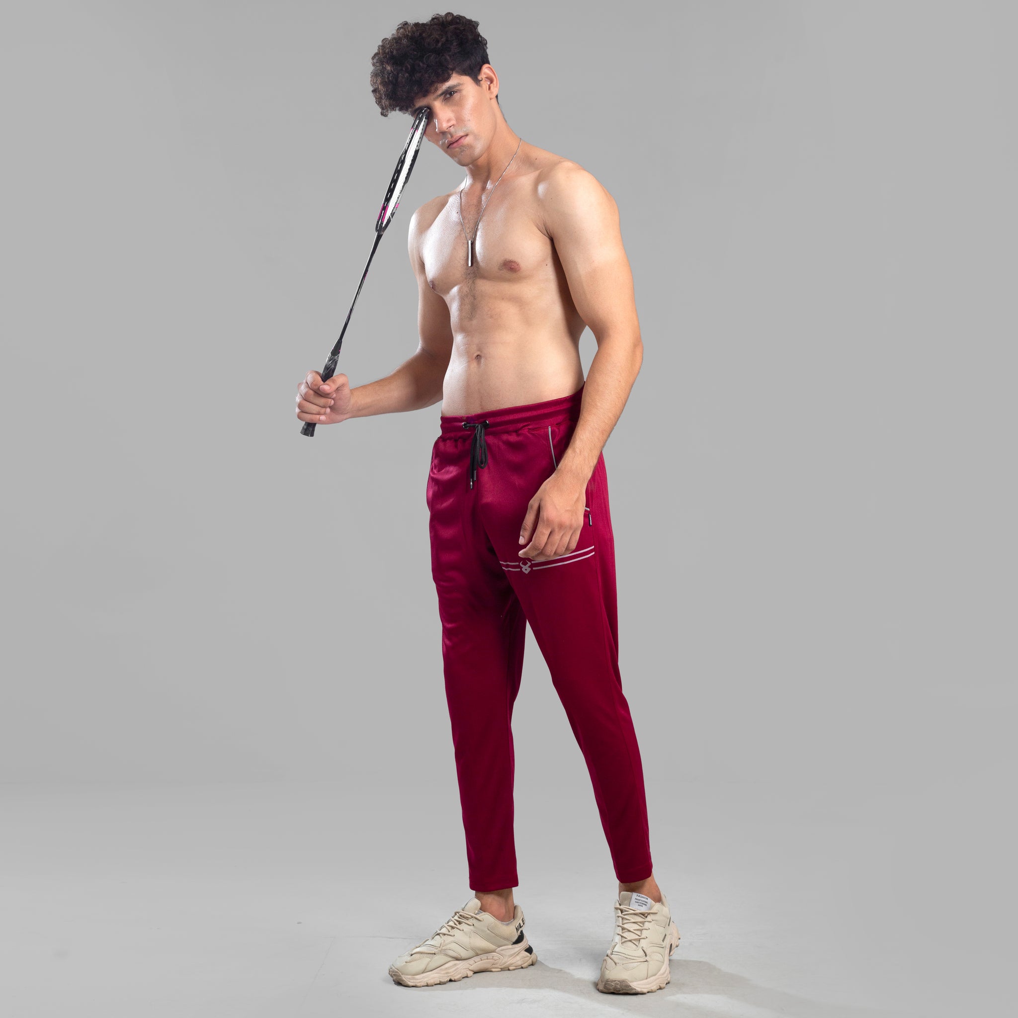 FIREOX Activewear Trouser Maroon, 4 Pocket,2022