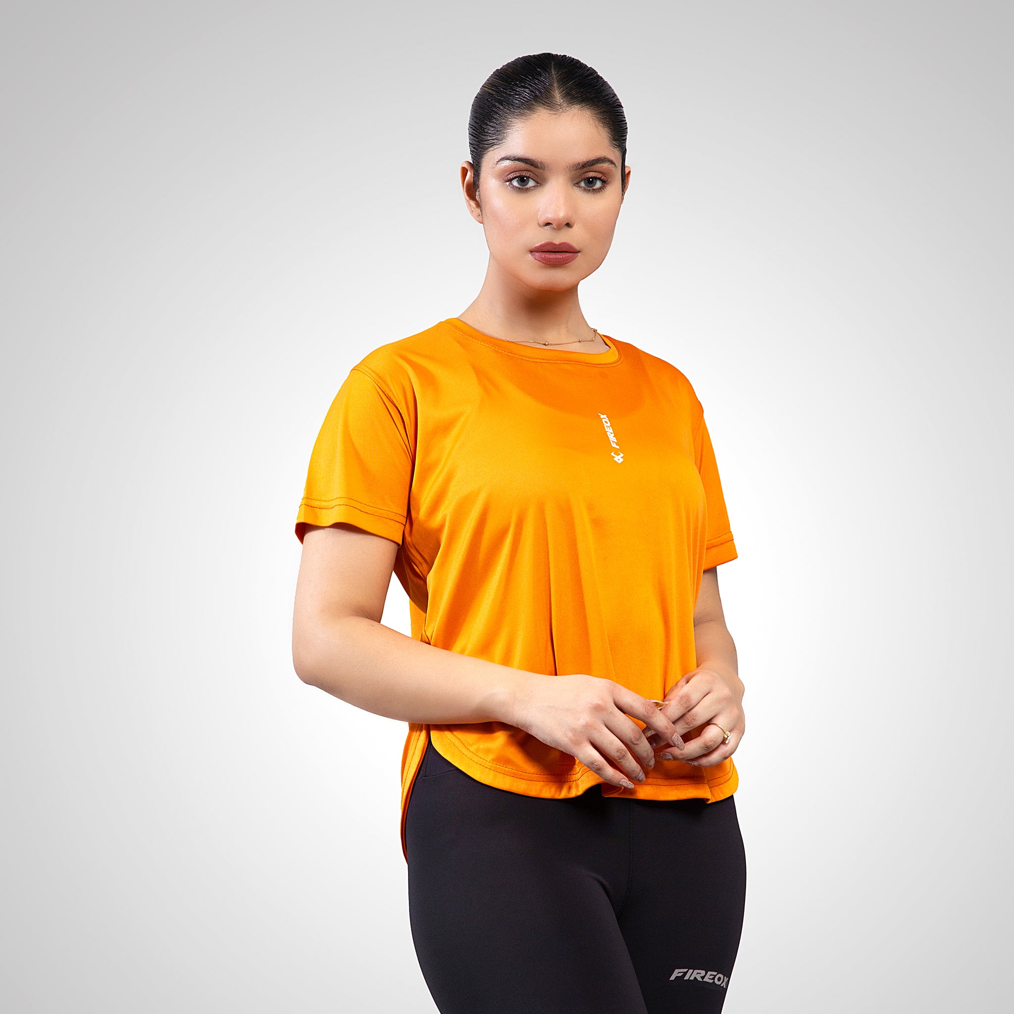 FIREOX Actifit Women T-Shirt, Orange, 2022