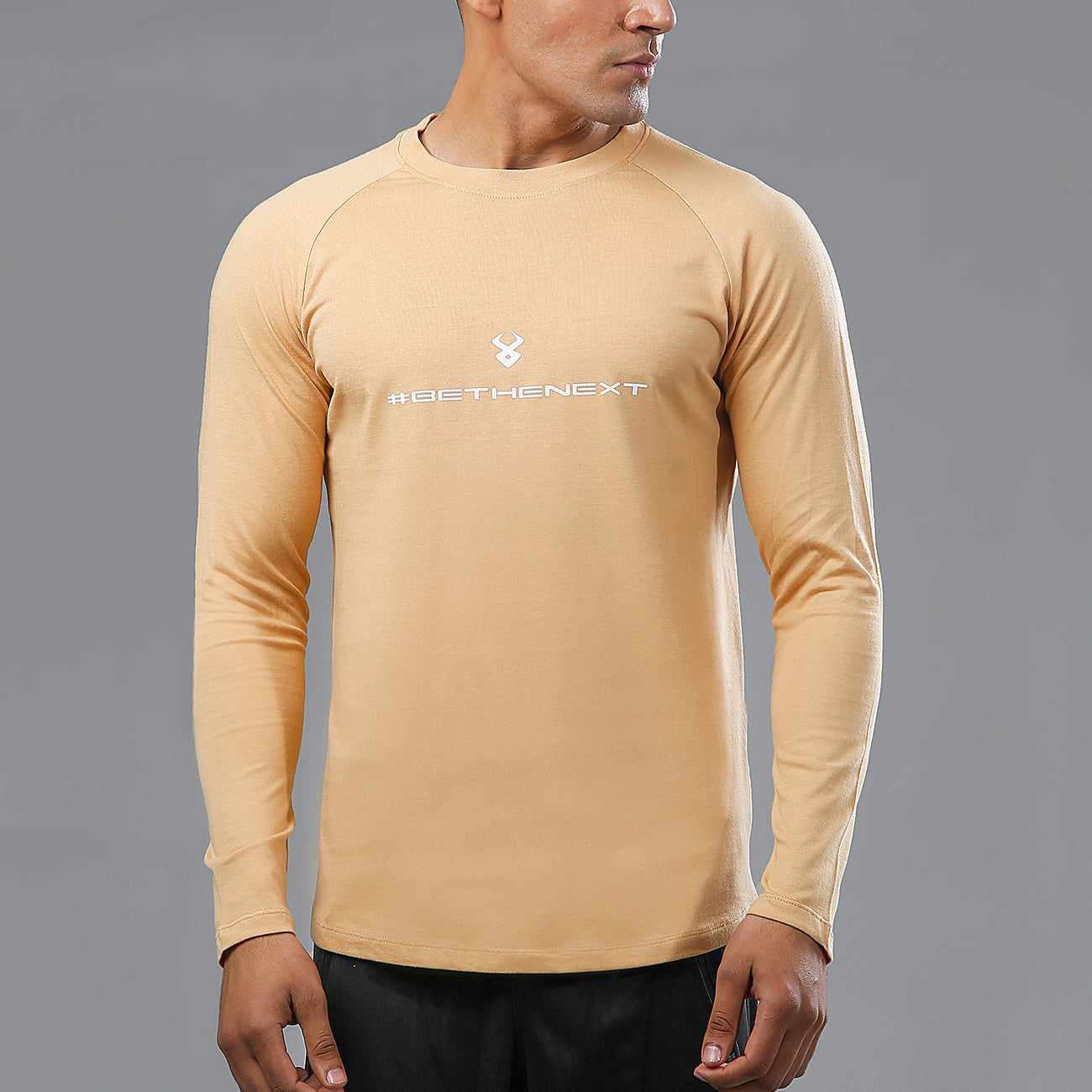 Men's round neck long sleeve t shirts best sale