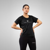 FIREOX Actifit Women T-Shirt, Black, 2022