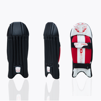 FIREOX Wicket Keeping Pads, Black