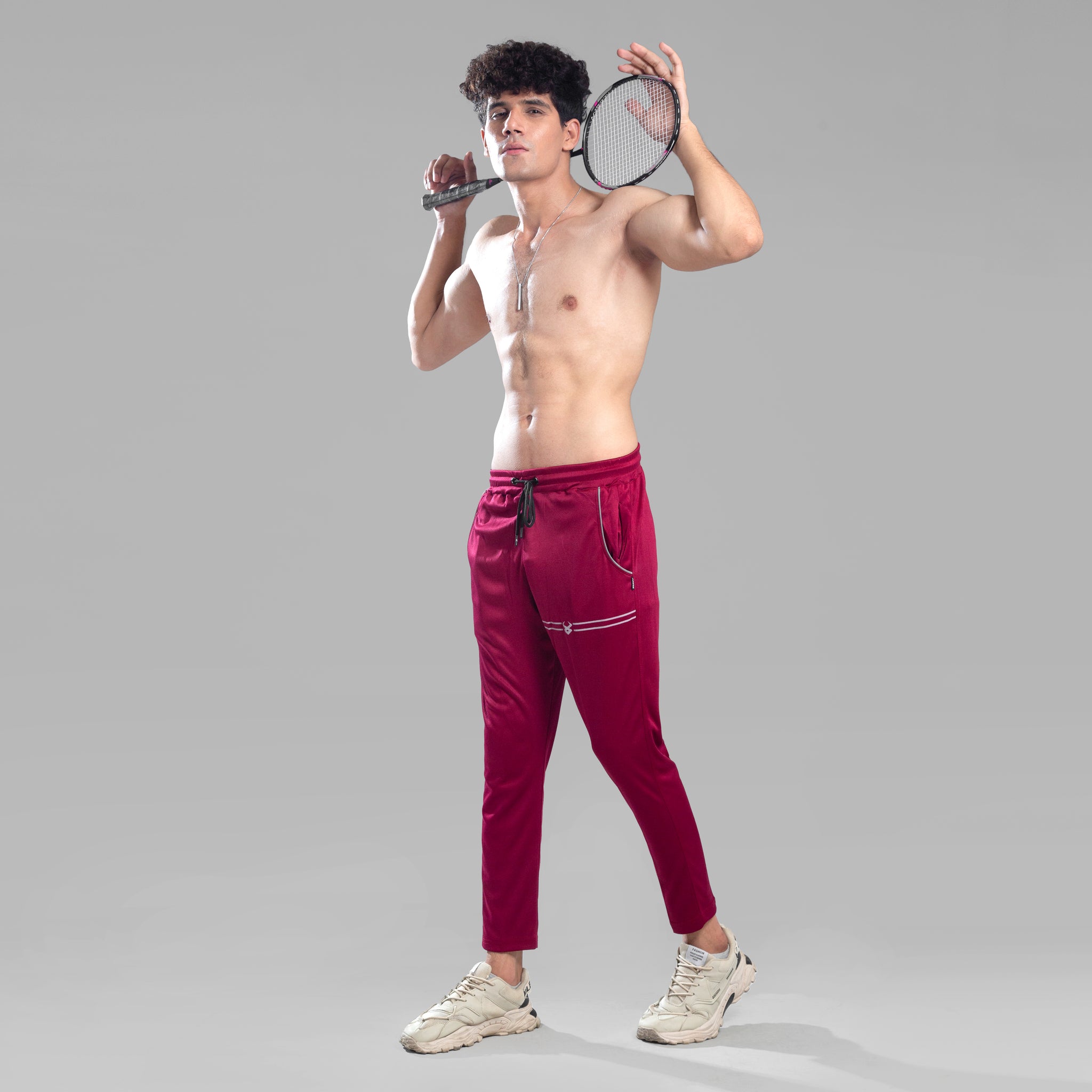 FIREOX Activewear Trouser Maroon, 4 Pocket,2022