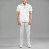 FIREOX Sleeveless Sweater, White Green