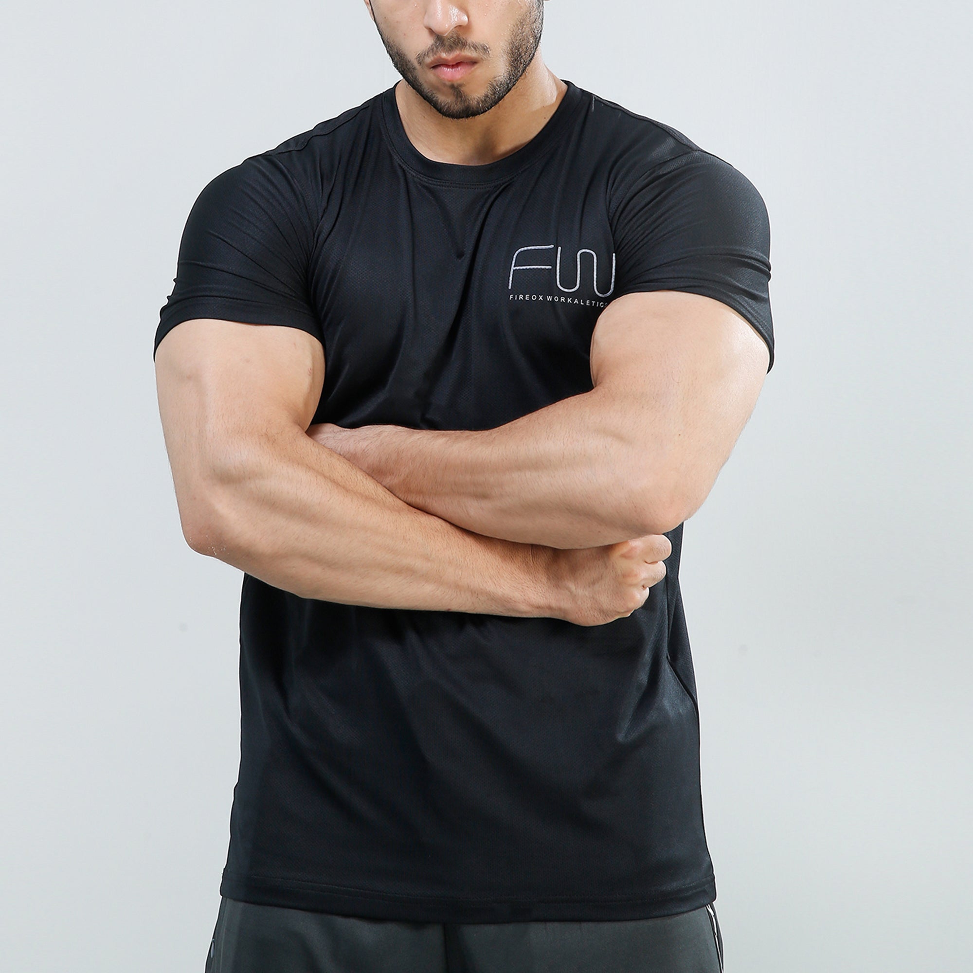 FIREOX Workaletics, T-Shirt, Black