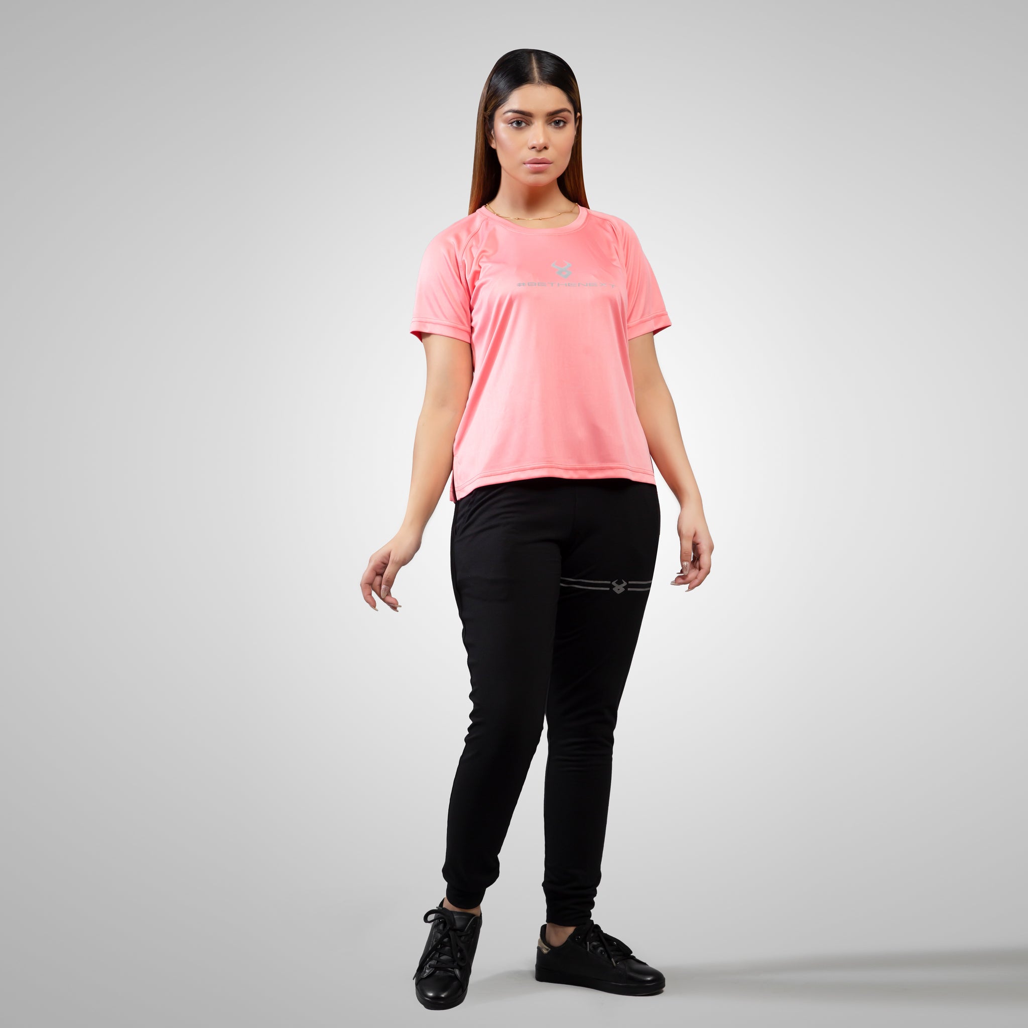 FIREOX Actifit Women T-Shirt, Salmon Rose, 2022,